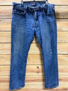 GAP For Good Men’s  Straight Jeans in Medium Blue Wash, 38x32